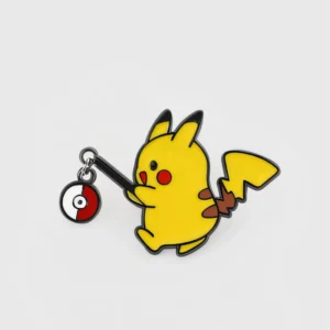 Pikachu Catching Pok?ball Enamel Pin
