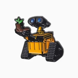 WALL-E with Plant Enamel Pin