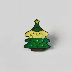 Pompompurin Christmas Tree Enamel Pin