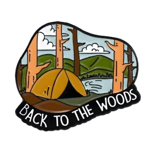 Back to the Woods Enamel Pin