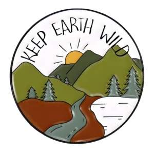 Keep Earth Wild Enamel Pin