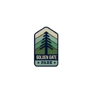 Golden Gate Park Enamel Pin