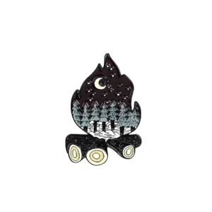 Campfire Enamel Pin