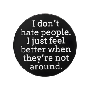 People Statement Enamel Pin